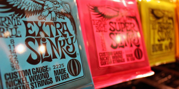 Electric Guitar String Guide