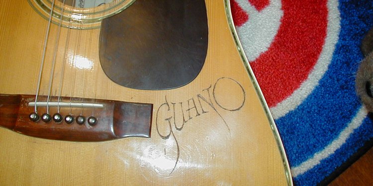 Guitar tattoo