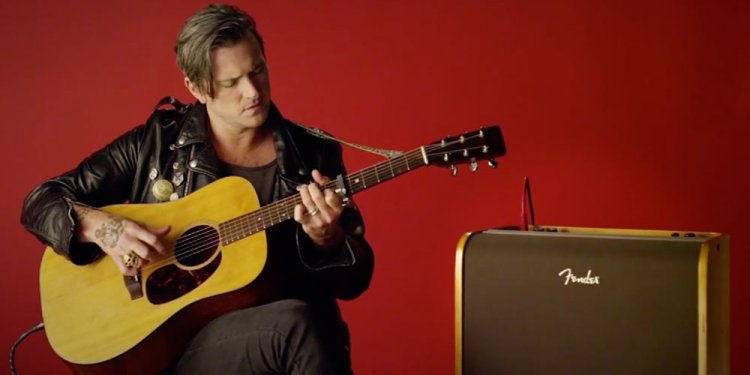 Acoustic Guitar through Electric amp