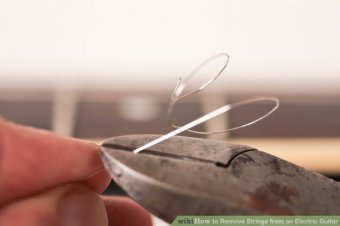 Image titled Remove Strings from an Electric Guitar Step 2